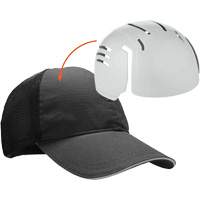 Skullerz 8946 Standard Baseball Cap with Bump Cap Insert, Black Equipex