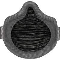 Masques jetables AirWave de la s&eacute;rie M noirs avec SmartStrap et bride compl&egrave;te en mousse, N95, Certifi&eacute; NIOSH, Moyen/grand Equipex