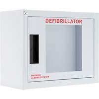 Armoire compacte standard pour DEA avec alarme, Philips/Defibtech/Heartsine Pour, Non m&eacute;dical Equipex