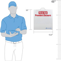 Armoire pour premiers soins SmartCompliance, R&eacute;pond &agrave; la norme CSA Z1220-17 type 3 environnements &agrave; haut risque, Petit (2-25 travailleurs) Equipex