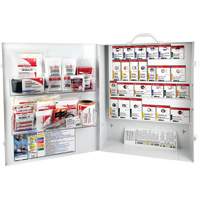 Armoire pour premiers soins SmartCompliance, R&eacute;pond &agrave; la norme CSA Z1220-17 type 3 environnements &agrave; haut risque, Moyen (26-50 travailleurs) Equipex