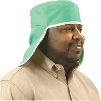 Chapeau avec couvre-nuque en coton ignifug&eacute; Weldlite, Taille unique, Vert Equipex