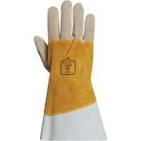 Gants de soudage &agrave; l'arc TIG Endura, Cuir fleur de vache, Taille Petit/7 Equipex