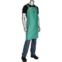 Dynamic Ironcat&reg; FR Cotton Sateen Apron, Bib, Green Equipex