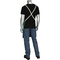 Dynamic Ironcat&reg; FR Cotton Sateen Apron, Bib, Green Equipex