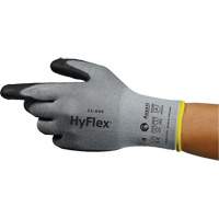 Gants anti-coupures HyFlex 11-645, Taille 5, Calibre 13, Rev&ecirc;tement Polyur&eacute;thane, Enveloppe en Intercept, ASTM ANSI niveau A4/EN 388 niveau D Equipex