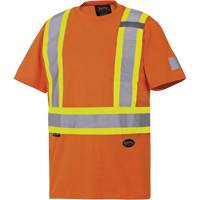 6978 T-shirt de s&eacute;curit&eacute;, Coton, Grand, Orange Equipex