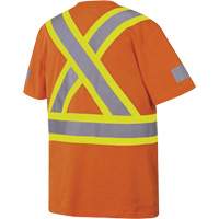 6978 T-shirt de s&eacute;curit&eacute;, Coton, Grand, Orange Equipex