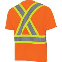 6990 Chandail de s&eacute;curit&eacute; en il-de-perdrix, Polyester, T-petit, Orange haute visibilit&eacute; Equipex