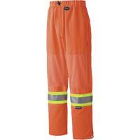 6001P Pantalon de s&eacute;curit&eacute; routi&egrave;re, Polyester, T-petit, Orange haute visibilit&eacute; Equipex
