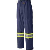 6003P Pantalon de s&eacute;curit&eacute; routi&egrave;re, Polyester, T-petit, Bleu marin Equipex
