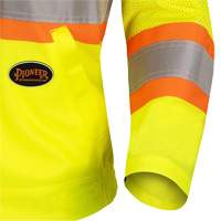 5999JW Veste de s&eacute;curit&eacute; routi&egrave;re pour femmes, Polyester, Jaune lime haute visibilit&eacute;, T-petit Equipex