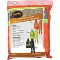 5598 Combinaison de pluie imperm&eacute;able et l&eacute;g&egrave;re, Polyester/PVC, Petit, Orange haute visibilit&eacute; Equipex