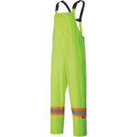 5599 Combinaison de pluie imperm&eacute;able et l&eacute;g&egrave;re, Polyester/PVC, T-petit, Jaune lime haute visibilit&eacute; Equipex