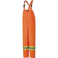 5595 Salopettes de s&eacute;curit&eacute; 150D l&eacute;ger et imperm&eacute;able, Polyester, Grand, Orange haute visibilit&eacute; Equipex