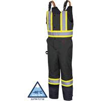 5042 Salopettes matelass&eacute;es imperm&eacute;ables, Polyester, Petit, Noir Equipex