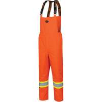 5053 The Rock 300D Insulated Bib Pants, Polyester, Small, High Visibility Orange Equipex
