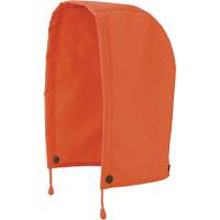 5400H 300D Trilobal Ripstop Waterproof Rain Jacket Hood, High Visibility Orange, Polyester Equipex