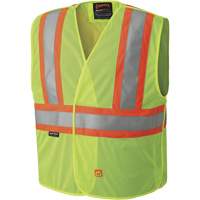 6916A Veste de s&eacute;curit&eacute; ignifug&eacute;e, Jaune lime haute visibilit&eacute;, Moyen/Petit, Polyester Equipex