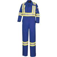 5558A Combinaison ignifuge &agrave; haute visibilit&eacute;, Taille 38, Bleu royal, 11 cal/cm² Equipex