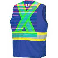 7730 FR-Tech&reg; Flame-Resistant Arc Safety Vest, Small, Royal Blue, 10 cal/cm² Equipex