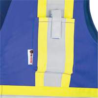 7730 FR-Tech&reg; Flame-Resistant Arc Safety Vest, Small, Royal Blue, 10 cal/cm² Equipex