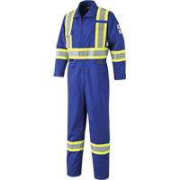 7704 FR-Tech&reg; High-Visibility Coveralls, Size 42, Royal Blue, 10 cal/cm²/9.7 cal/cm² Equipex