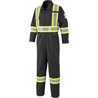 7702BKT FR-Tech&reg; Arc-Rated Coverall, Size 40 (Tall), Black, 10 cal/cm² Equipex