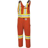 7712 FR-Tech&reg; Flame-Resistant Overalls, Small, High Visibility Orange Equipex