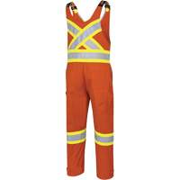 7712 FR-Tech&reg; Flame-Resistant Overalls, Small, High Visibility Orange Equipex
