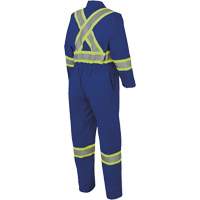 7706 Combinaison ignifuge FR-Tech avec fermetures &agrave; glissi&egrave;re aux jambes, Taille 36, Bleu royal, 9,7 cal/cm² Equipex