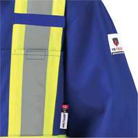 7706 Combinaison ignifuge FR-Tech avec fermetures &agrave; glissi&egrave;re aux jambes, Taille 36, Bleu royal, 9,7 cal/cm² Equipex