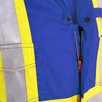 7706T Combinaison ignifuge FR-Tech avec fermetures &agrave; glissi&egrave;re aux jambes, Taille 40 (grand taille), Bleu royal, 9,7 cal/cm² Equipex