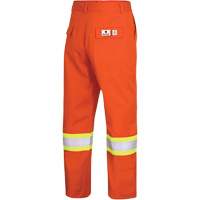7763 FR-Tech&reg; 88/12 Arc Rated High-Visibility Safety Pants, 30, x 30, High Visibility Orange, 9.7 cal/cm² Equipex