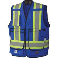 7733 FR-Tech&reg; Flame-Resistant Arc Surveyor's Vest, Small, Royal Blue, 9.7 cal/cm² Equipex