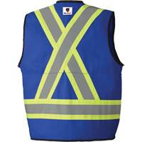 7733 FR-Tech&reg; Flame-Resistant Arc Surveyor's Vest, Small, Royal Blue, 9.7 cal/cm² Equipex