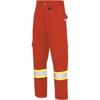 7765 FR-Tech&reg; 88/12 Arc Rated High-Visibility Safety Cargo Pants, 32, x 34, High Visibility Orange, 10 cal/cm² Equipex