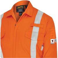 7702BB Combinaison de s&eacute;curit&eacute; FR-Tech 2 tons, Taille 36, Bleu marin/Orange, 10 cal/cm² Equipex