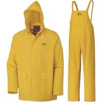 577 3-Piece Rain Suit, Polyester/PVC, 6X-Large, Yellow Equipex