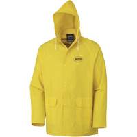 577J Rain Jacket, Polyester/PVC, Small, Yellow Equipex