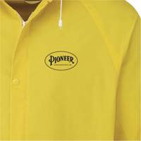 577J Rain Jacket, Polyester/PVC, Small, Yellow Equipex