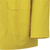 577J Rain Jacket, Polyester/PVC, Small, Yellow Equipex