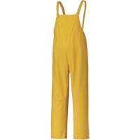577P Storm Master&reg; Bib Pants, Small, Polyester/PVC, Yellow Equipex
