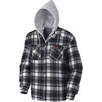 415BG Chemise &agrave; capuche matelass&eacute;e, Hommes, T-petit, Multicolore Equipex