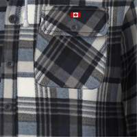 415BG Chemise &agrave; capuche matelass&eacute;e, Hommes, T-petit, Multicolore Equipex