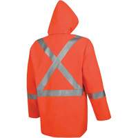 576J High-Visibility FR Rain Jacket, Small, High Visibility Orange Equipex