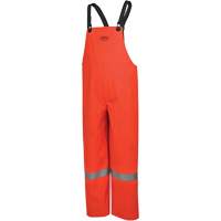 576P FR Safety Bib Pants, Small, High Visibility Orange Equipex