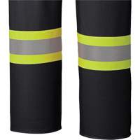 5895BK Flame-Resistant Waterproof Stretch Bib Pants, X-Small, Black Equipex