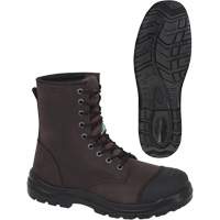 1028 Bottes de travail 8" marron, Cuir, Embout Acier, Taille 10 Equipex