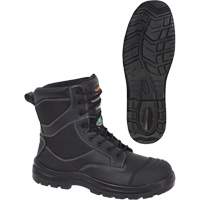 1050 Bottes de s&eacute;curit&eacute; composites noires, Cuir, Taille 14, Imperm&eacute;able Equipex